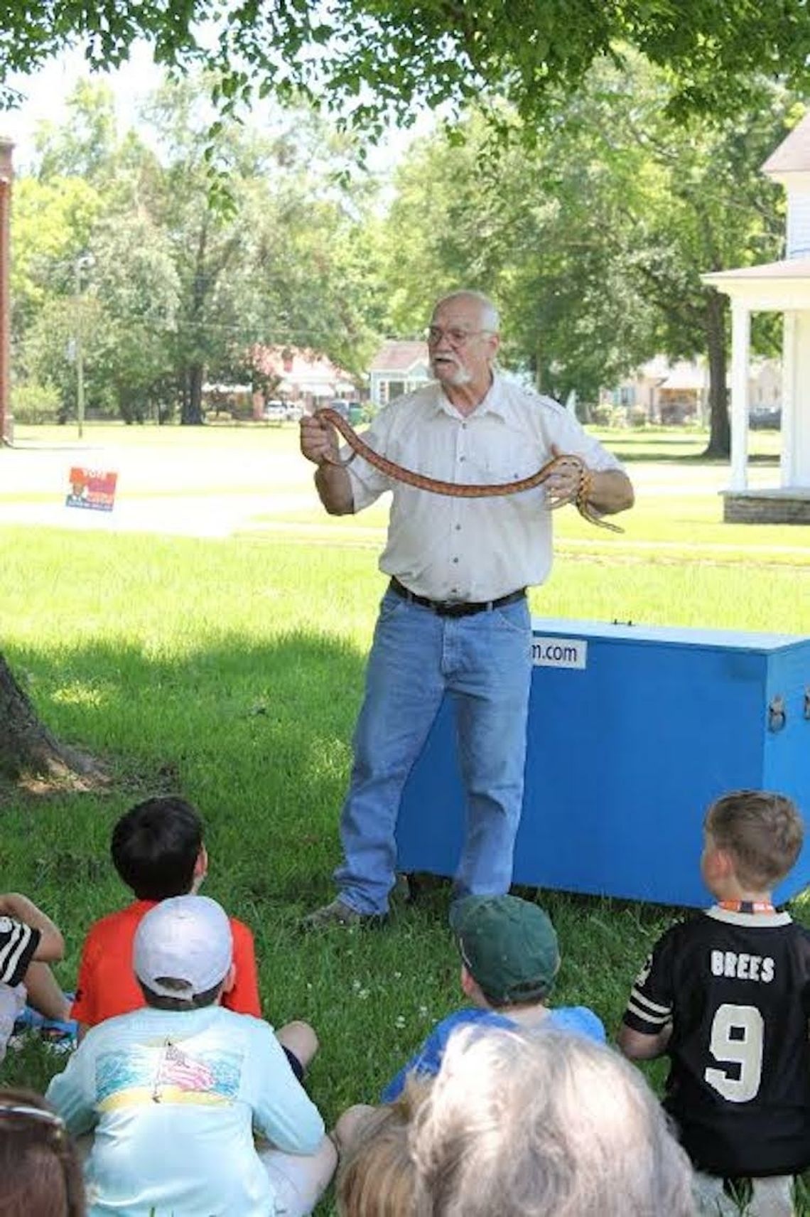 The Snake Man shares reptile knowledge