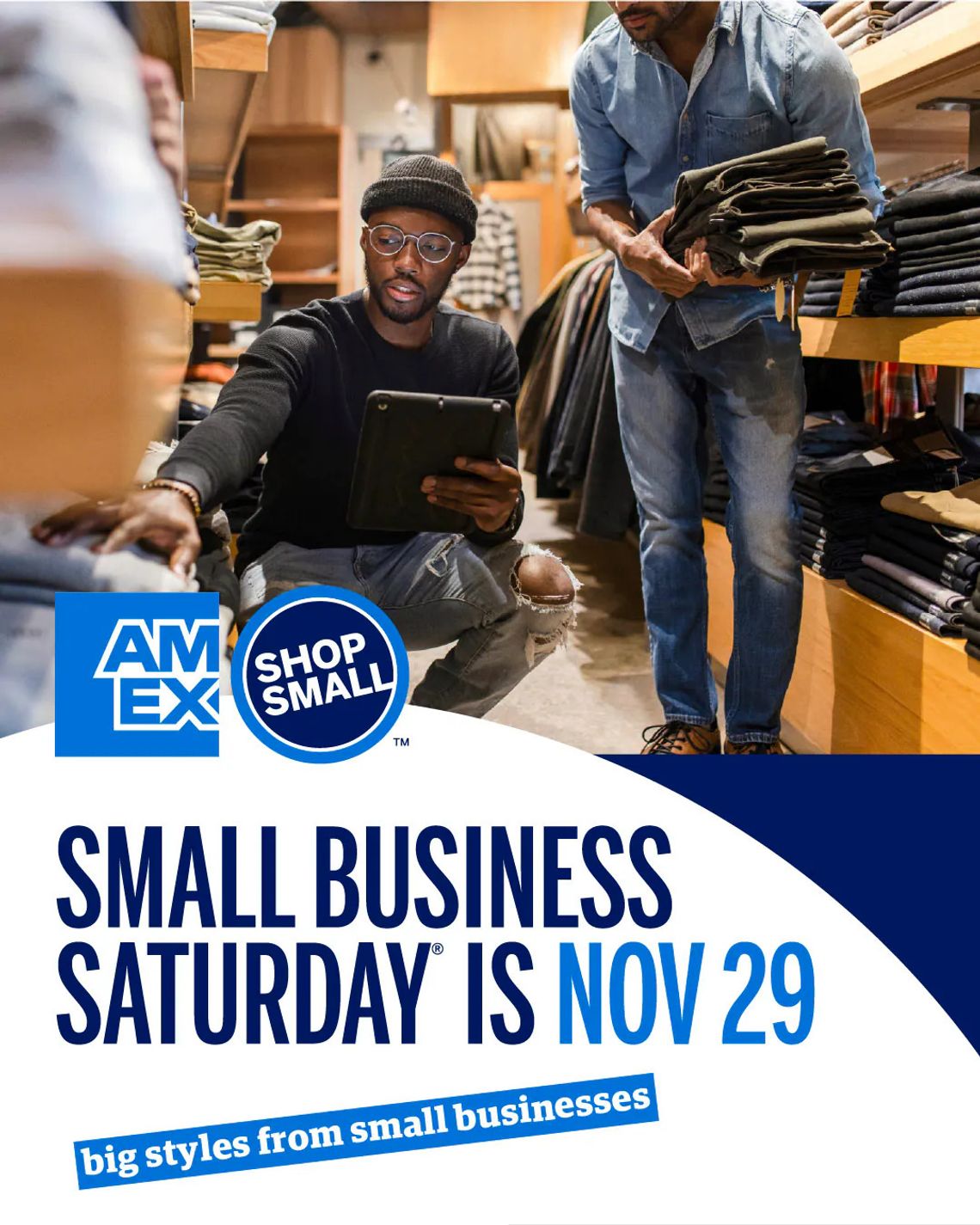 This Saturday, November 29th, 2025, Mark Your Calendars to Only Shop Small!