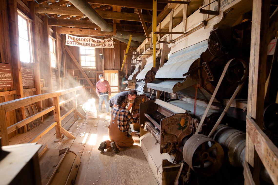 Visitors will experience the cotton ginning process inside the oldest operating cotton gin in America during the annual Harvest Festival. The Mississippi Agriculture and Forestry Museum will host the 2024 Harvest Fest November 5-9, from 9:00 a.m. to 2:00 p.m.