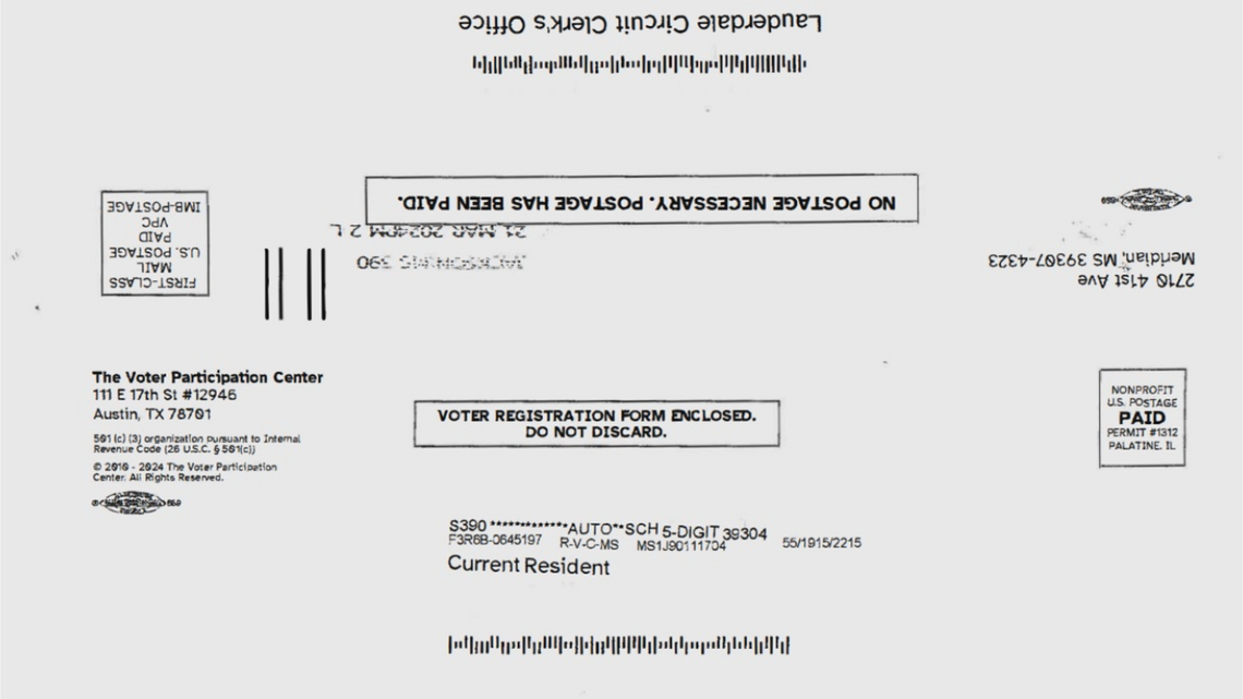 Voter Registration Mailers from Third Parties Alert