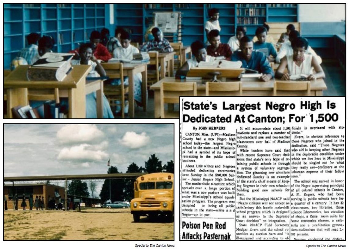 These photographs are preserved by the Mississippi Department of Archives and History and offer a glimpse of the campus shortly after it opened.  A newspaper account of the school’s dedication, published in the Delta Democrat-Times on October 27, 1958.