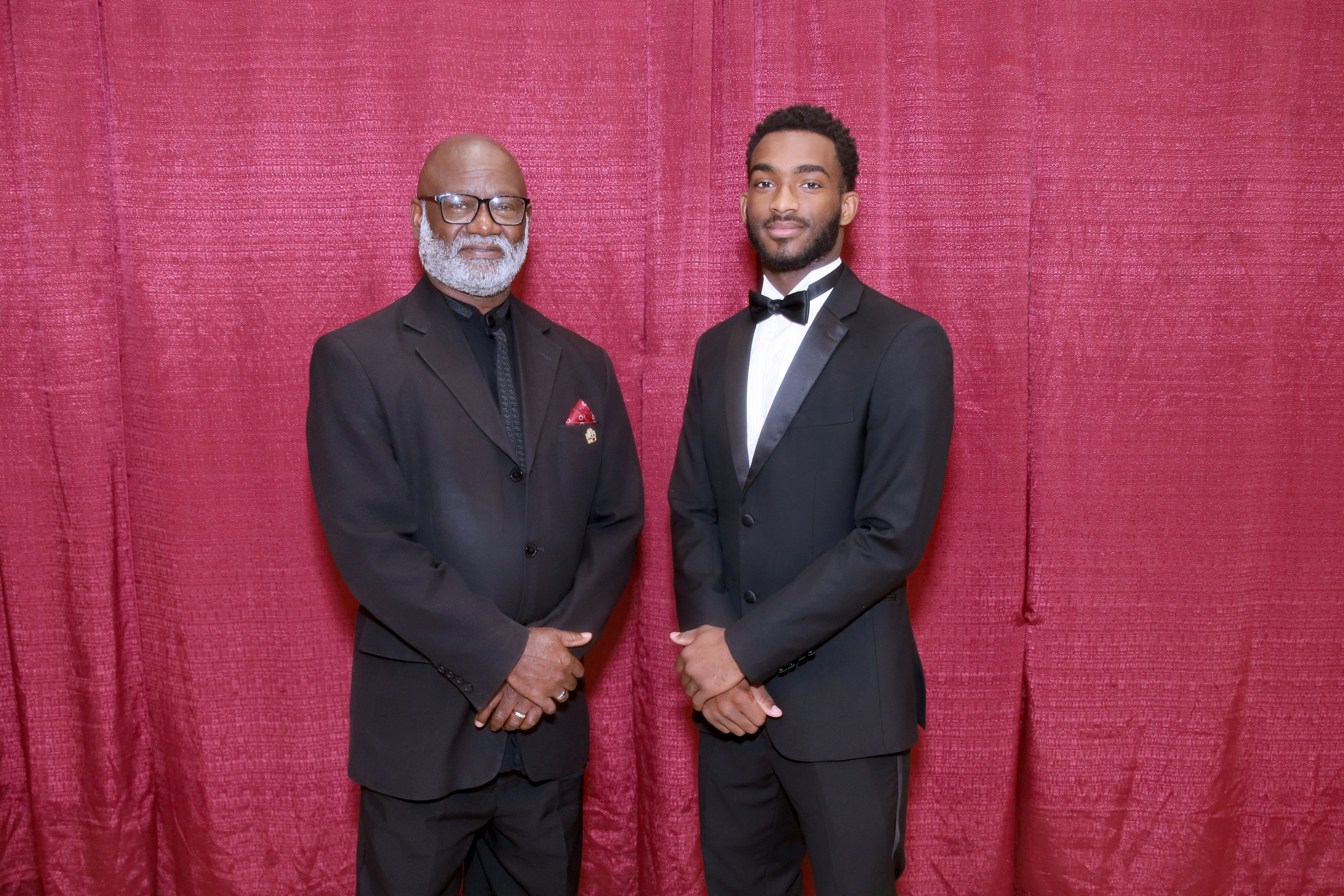 Manuel Johnson and Harry Watson of Madison, Director of Choral Programs on the Utica Campus